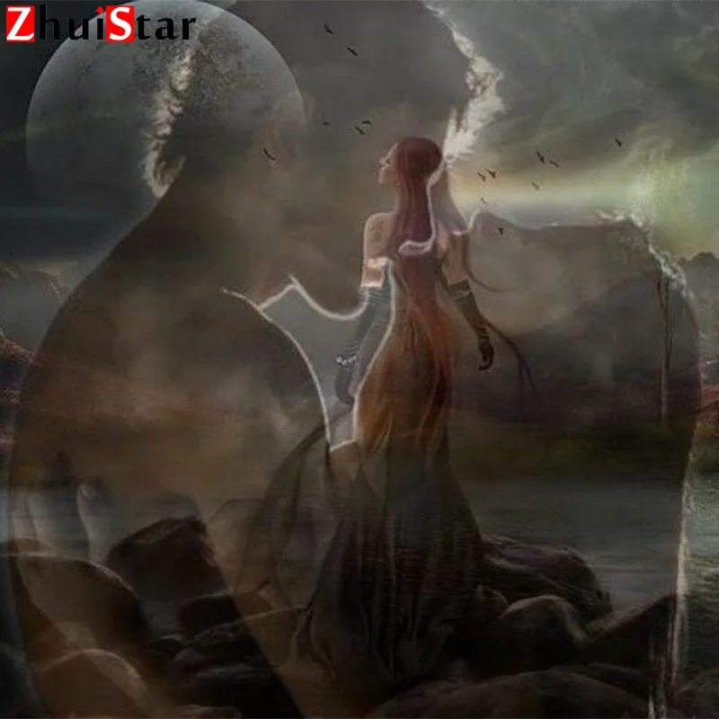 Алмазная 5d картина сделай сам полная выкладка стразы любовь мужчины и женщины