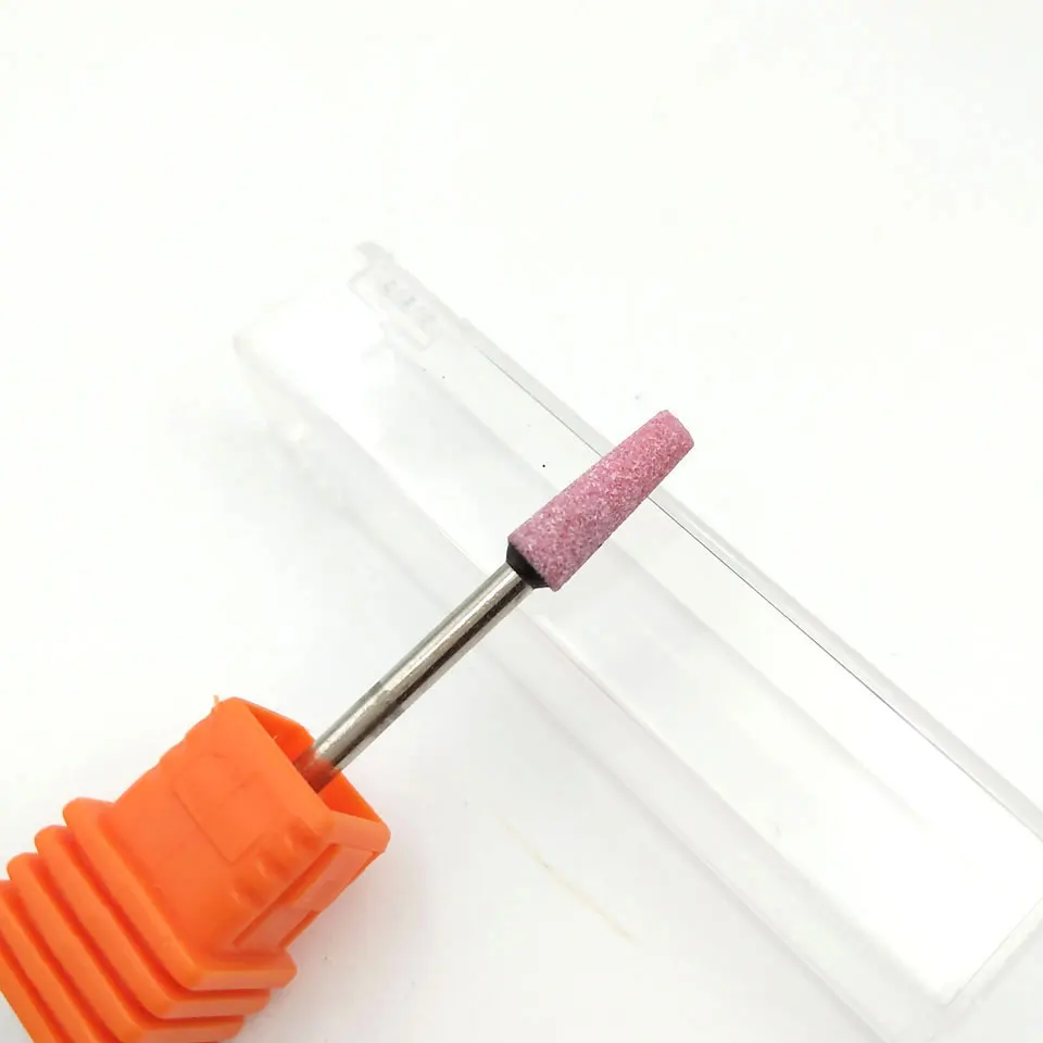 Фреза для ногтей HYTOOS насадка из розового корунда 3/32 дюйма вращающийся