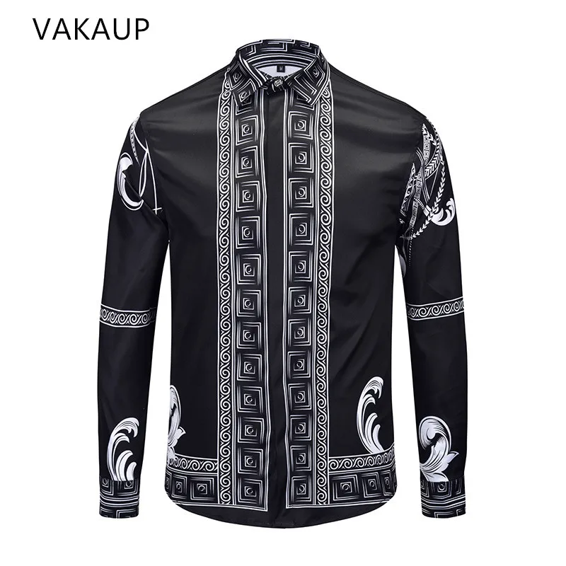 2020 Мужская гавайская рубашка Camisa Hombre Готическая Masculina Homme роскошная причудливая