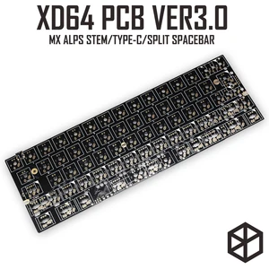 Программируемая механическая клавиатура xd60, xd64 3,0 PCB, подсветка RGB GH60 60%