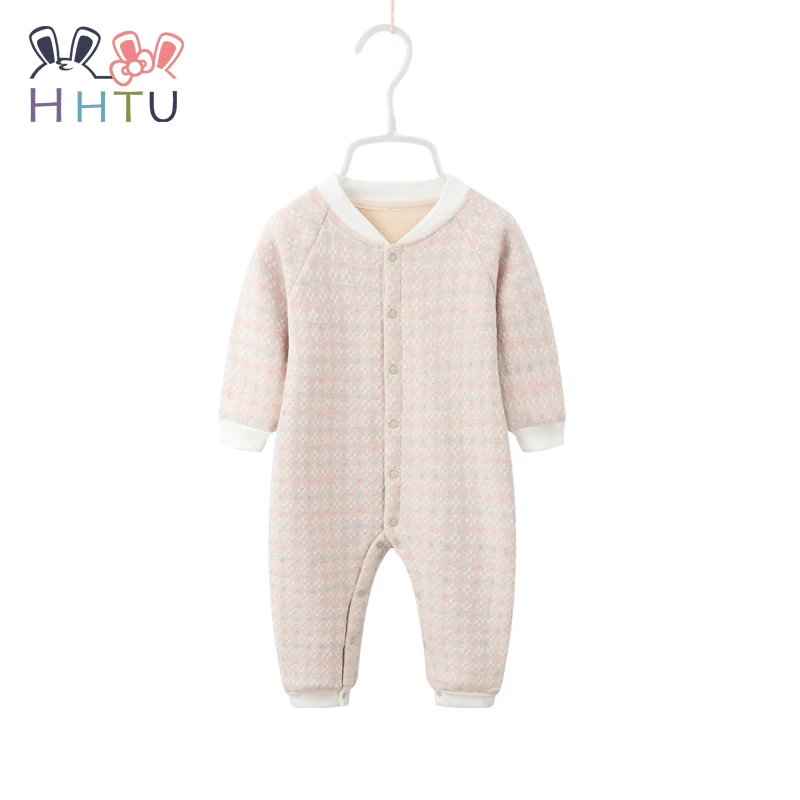 Color 7 HHTU/Детские комбинезоны; флисовая куртка; утепленные комбинезоны; сезон зима-весна; одежда для маленьких мальчиков и девочек; пижамы для новорожденных - Цвет: Color 7
