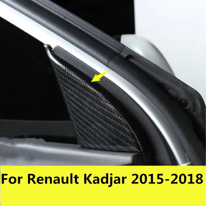 Стайлинг автомобиля из АБС пластика для Renault Kadjar 2015 2018 внутренняя треугольная