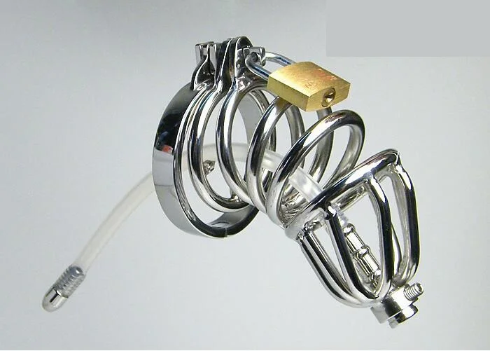 Новейшие мужские Нержавеющая сталь клетка для члена пениса Мужской Целомудрие с