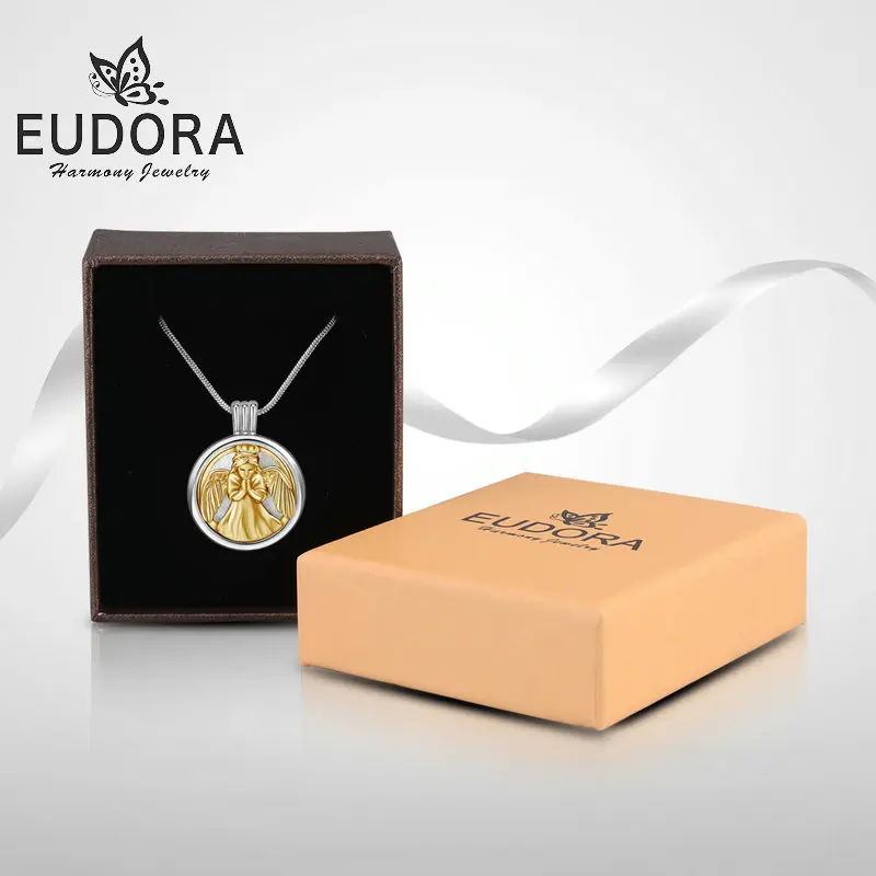 EUDORA медь 20 мм аромадиффузор Ангел Сказочный кулон Подвески Духи Эфирное масло