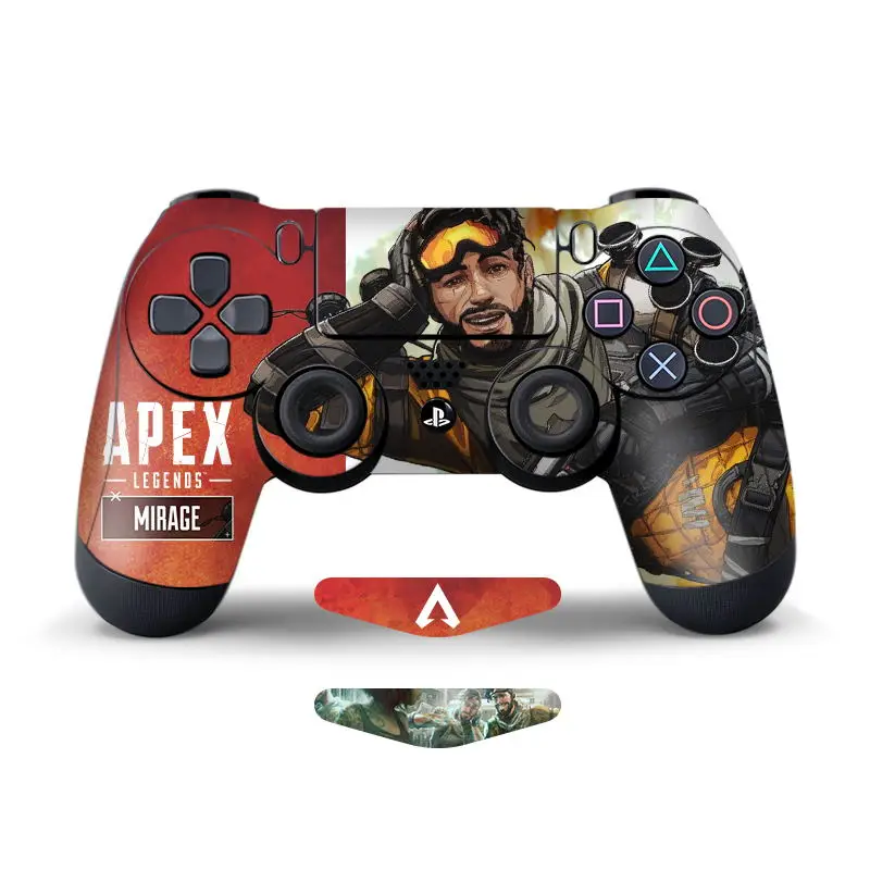 F Данные лягушки наклейки на геймпады для ApexLegends джойстик скины для sony Playstation 4 контроллер для PS4 Slim Pro наклейки аксессуары - Цвет: F