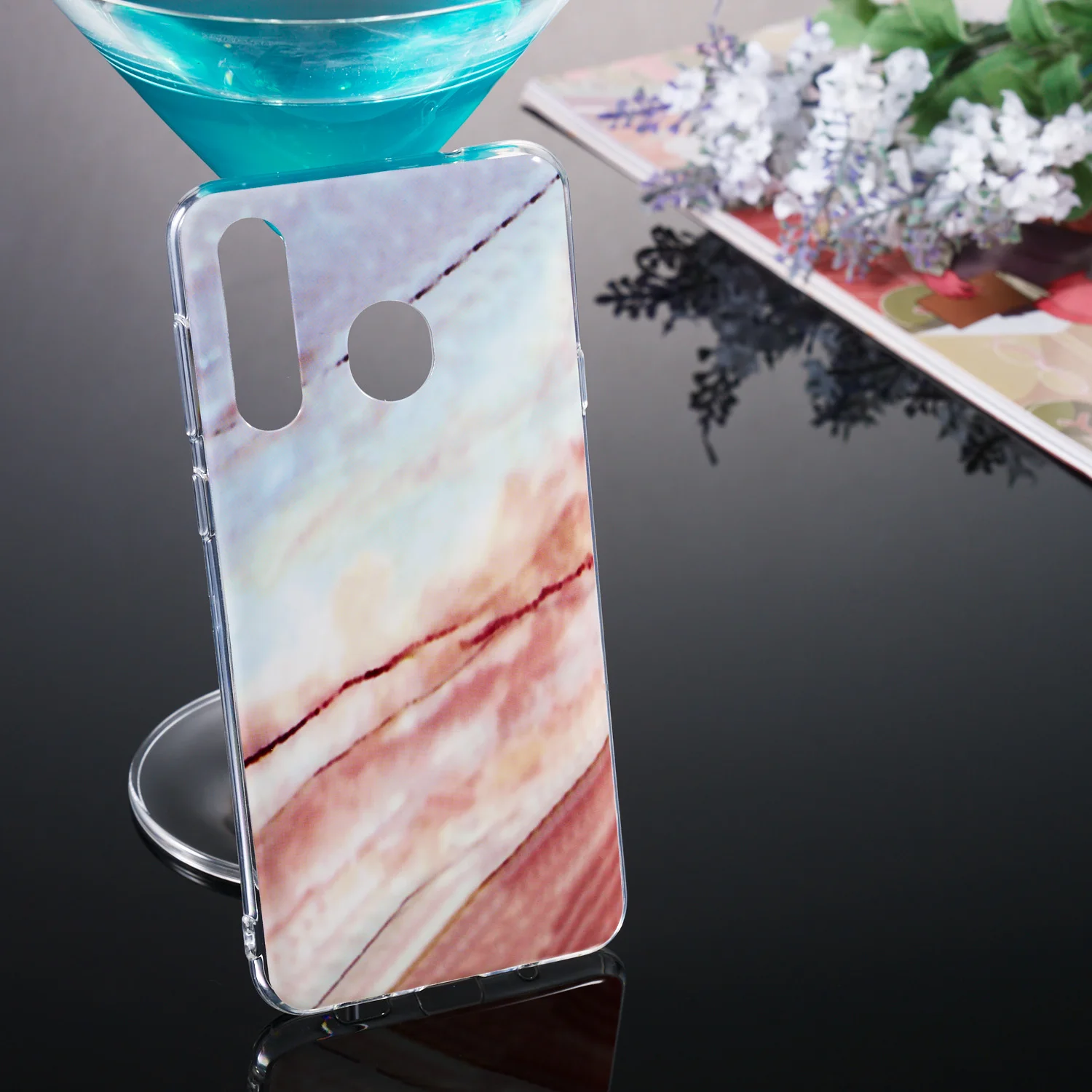 Чехол для Samsung Galaxy A9 Pro 2019 роскошный силиконовый мраморный чехол A9Pro A8S чехлы