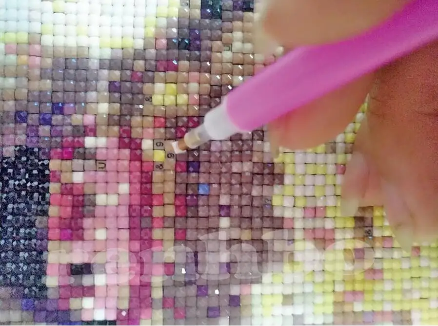 Алмазная 5D картина сделай сам акварельная с кроликом полноразмерная мозаика