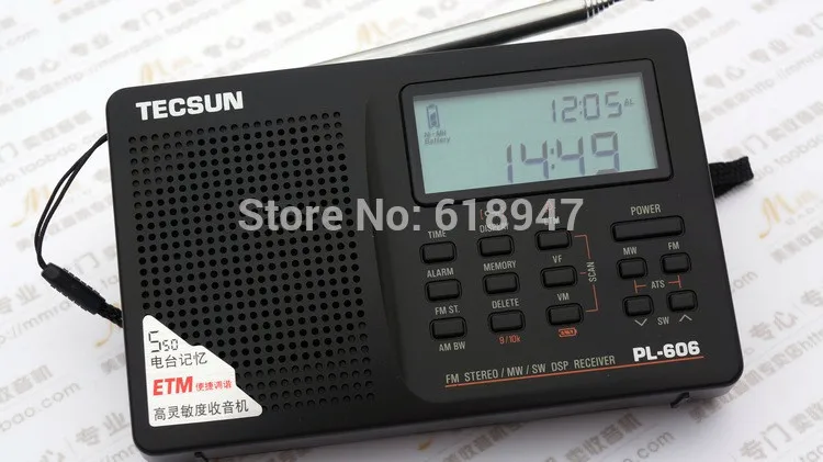 Tecsun PL-606 цифровой PLL портативный радио FM стерео/LW/SW/MW приемник DSP хороший