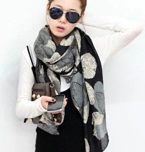 Новинка 2016 года дизайнерский элегантный шарф-лепесток модные шарфы на осень и