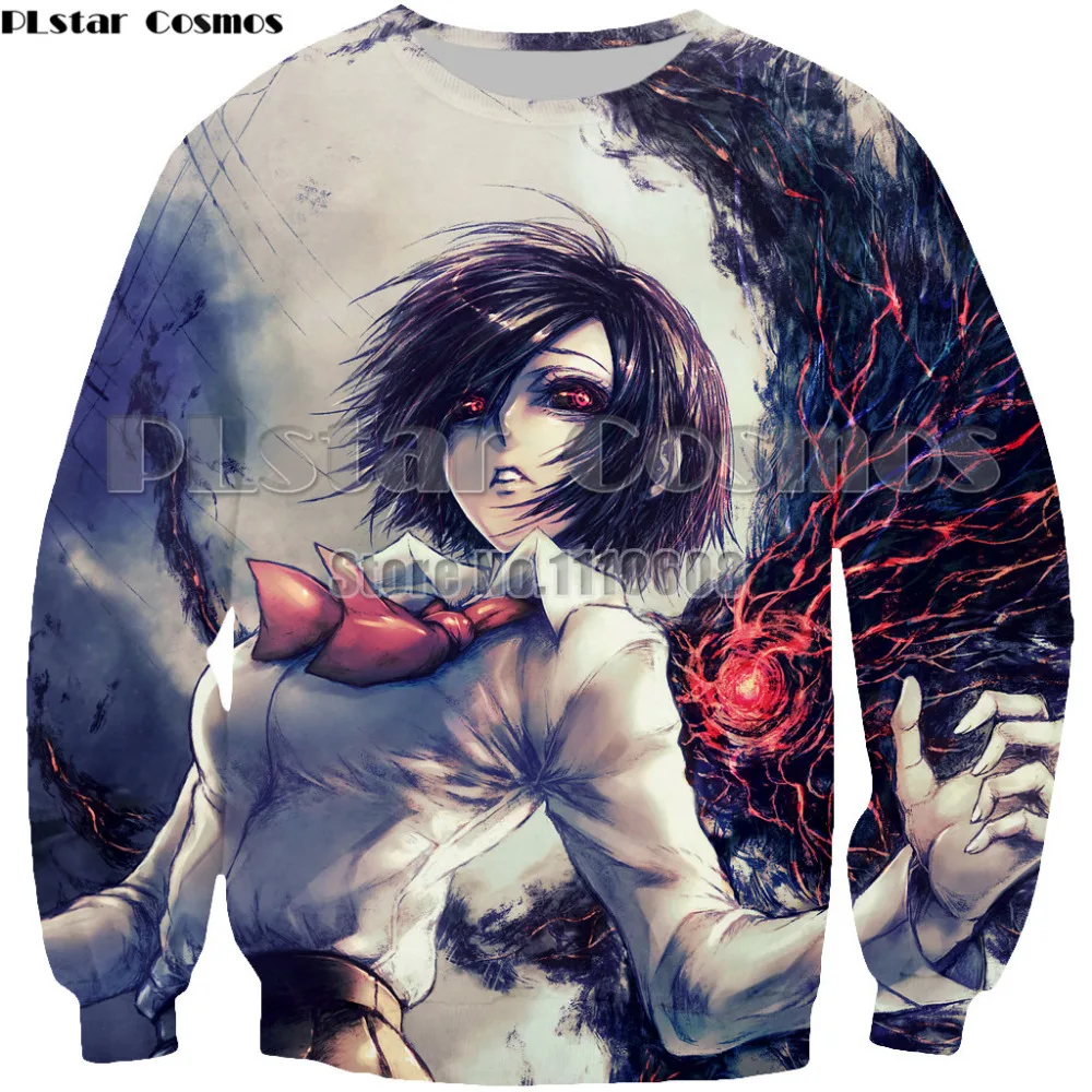 Толстовка PLstar Cosmos с капюшоном в стиле Харадзюку Токийский Гуль худи тонкий