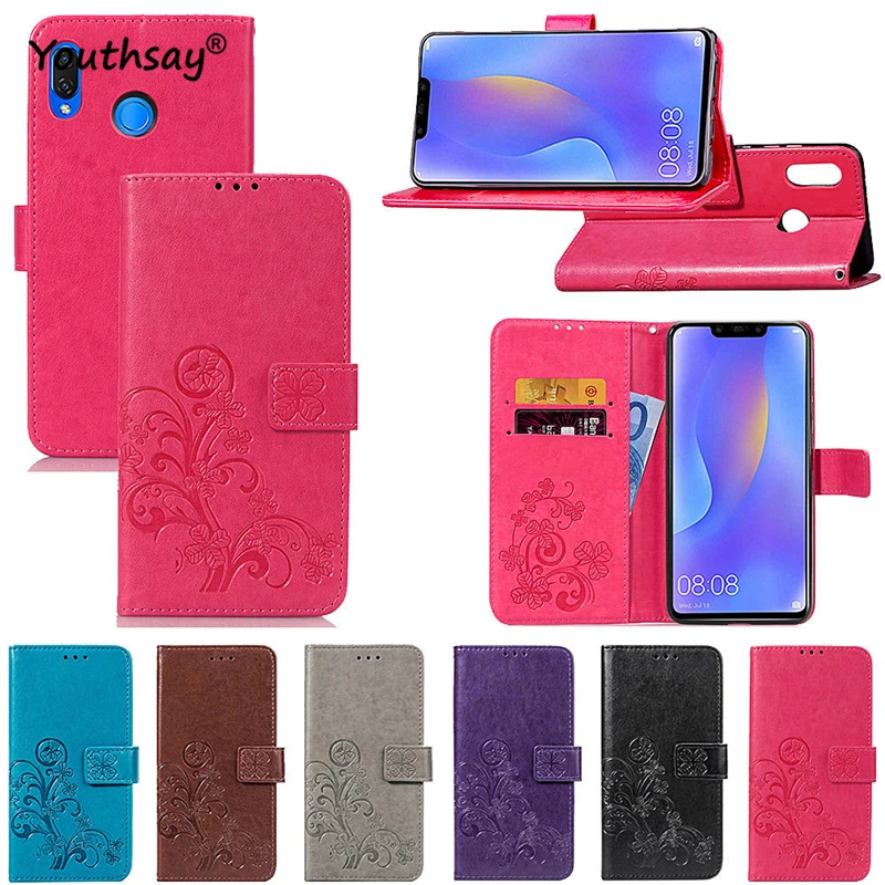 

For Huawei P Smart Plus Case Luxury Leather Flip Wallet Phone Case For Huawei Nova 3i Cover For Huawei P Smart Plus Coque Fundas