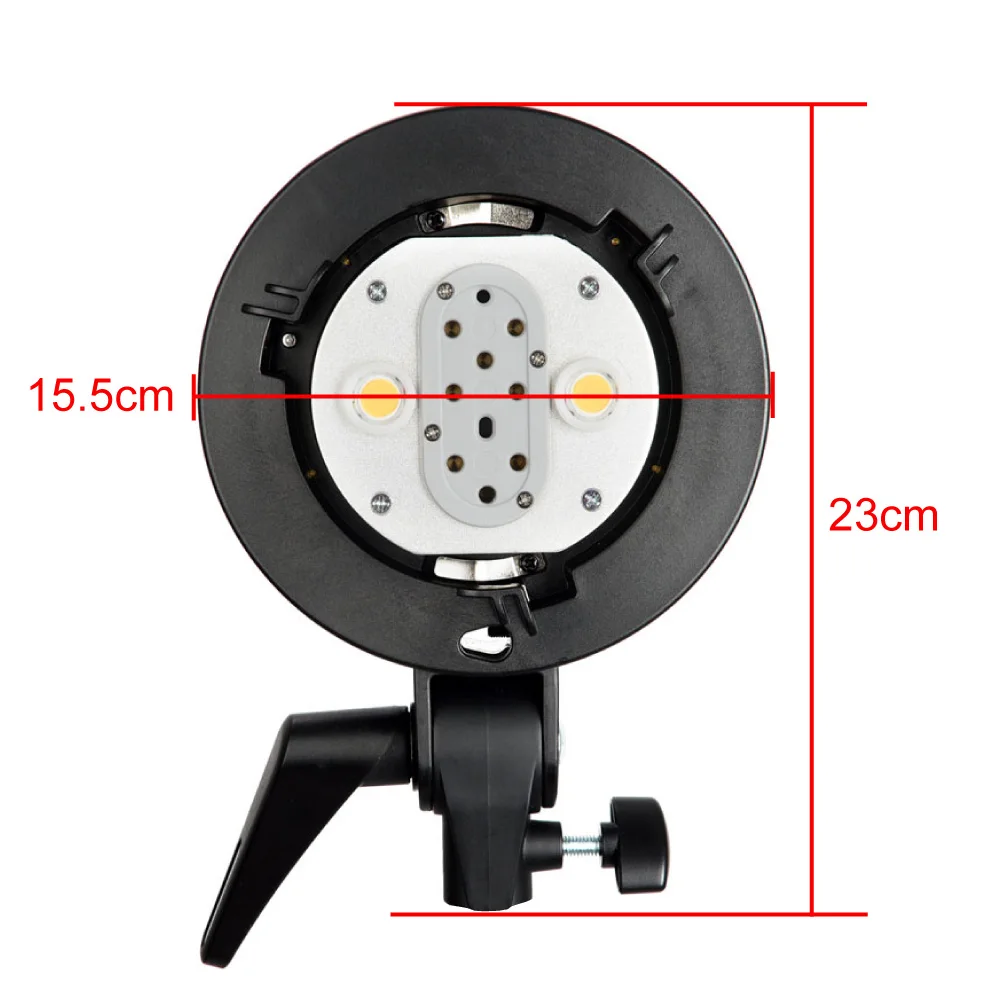 Godox WITSTRO AD B2 AD200 Dual Power Flash Head Bowens Mount Double Tube светильник Bracket for Speedlite|Аксессуары для
