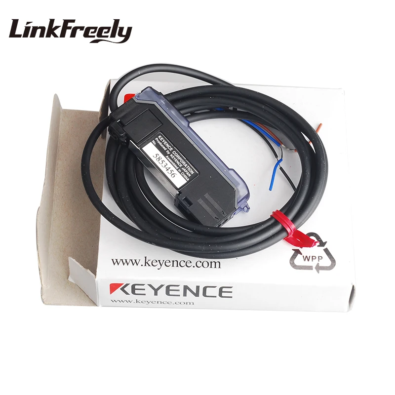 

FS-V21R 2pcs Dual Digital Fiber Sensor Optical Fiber Amplifier Switch Smart LED Light Switch FS PZ Type Micro Switch