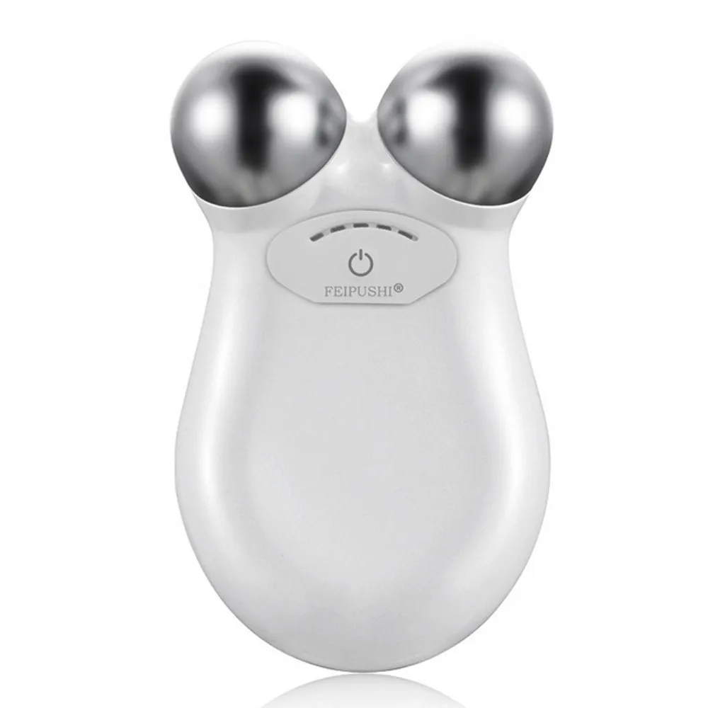 White Новинка, Женский мини микротоковый usb зарядный массажер для удаления морщин лица, тренажер, массажный аппарат, косметический инструмент - Цвет: White