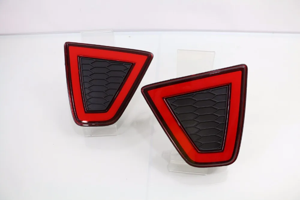 

eOsuns LED night running lamp + turn signal + brake light for Honda Fit 2014 2015, tail light, rear bumper light