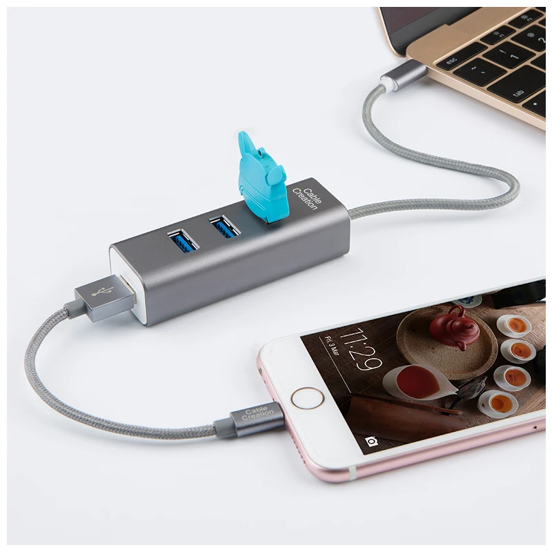 Разветвитель с 4 портами usb 3 0 типа c для Dell XPS 0|Адаптеры Type-C| |