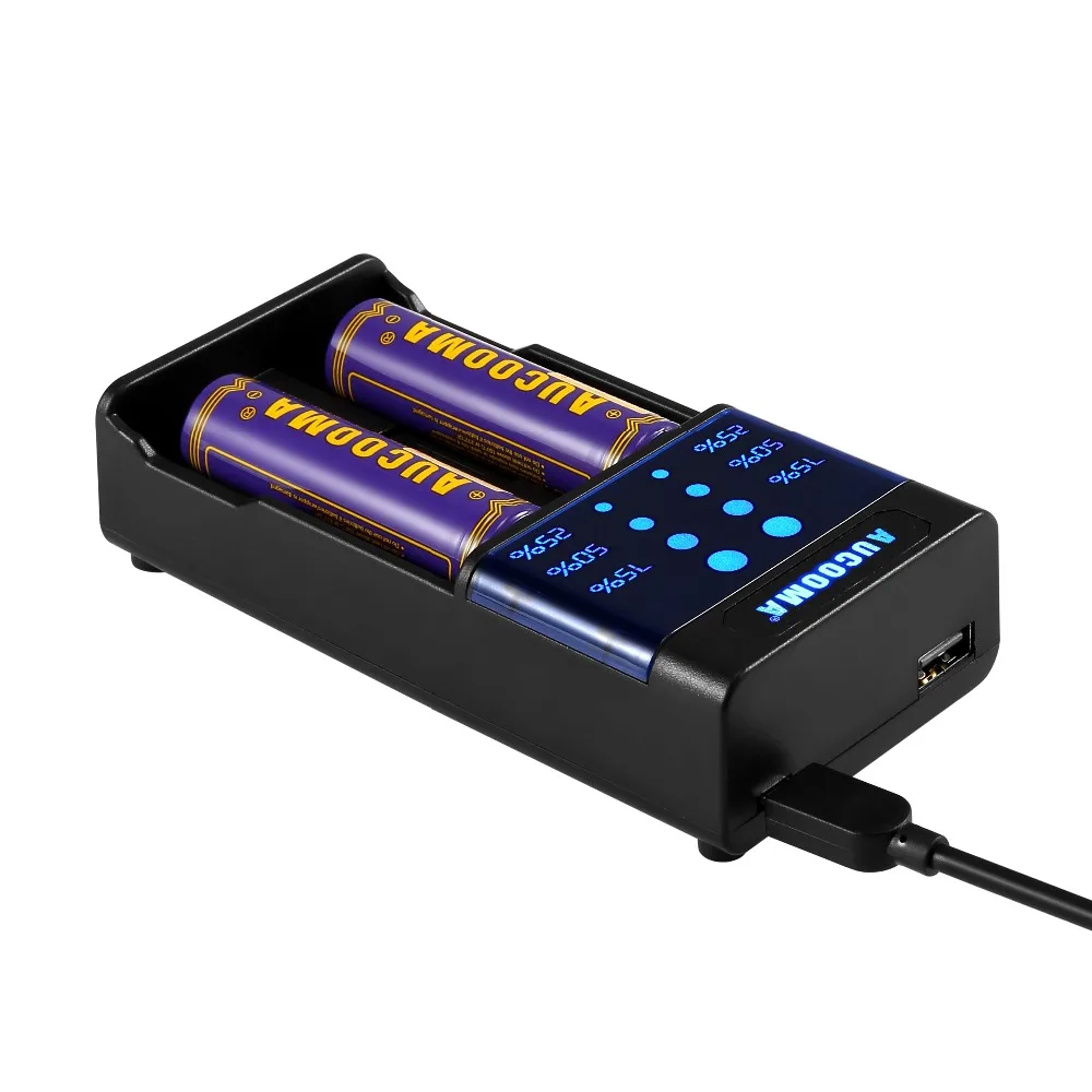 Новое зарядное устройство Q2 Batttery для AA/AAA Ni MH Cd 26650/22650/18650/18500/14500 2 в 1 перезаряжаемый