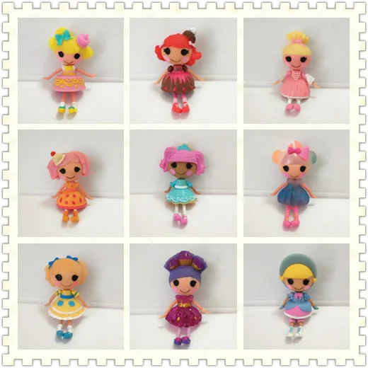 10 шт./лот мини кукла Lalaloopsy объемная пуговица глаза фигурка детская игрушка