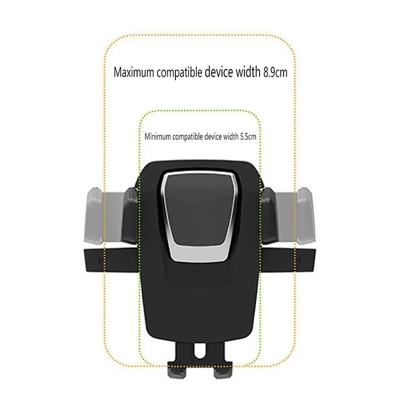 Телескопический держатель для мобильного телефона Автомобильный 360 Вращающийся