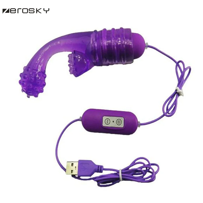 Zerosky 4 стиля USB Мощный вибратор точка G пенис массажное яйцо для стимуляции клитора