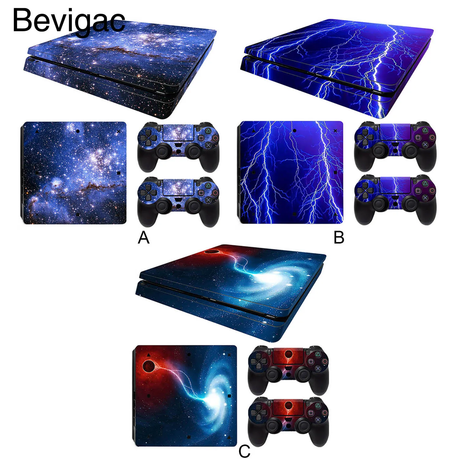 Bevigac Прохладный всего тела Защитная крышка стикеры наклейки для Sony PlayStation 4 шт. PS4