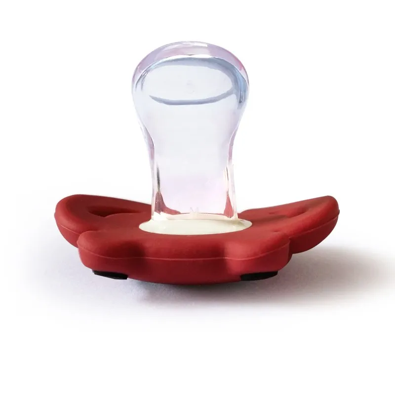 Пустышка цельная силиконовая для новорожденного ребенка Ортодонтическая