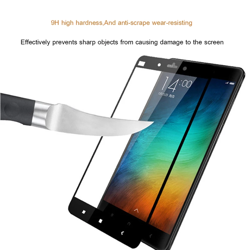 9H полное покрытие закаленное стекло для Xiaomi Redmi 4 pro 4x 4A Note Pro Премиум Защитная