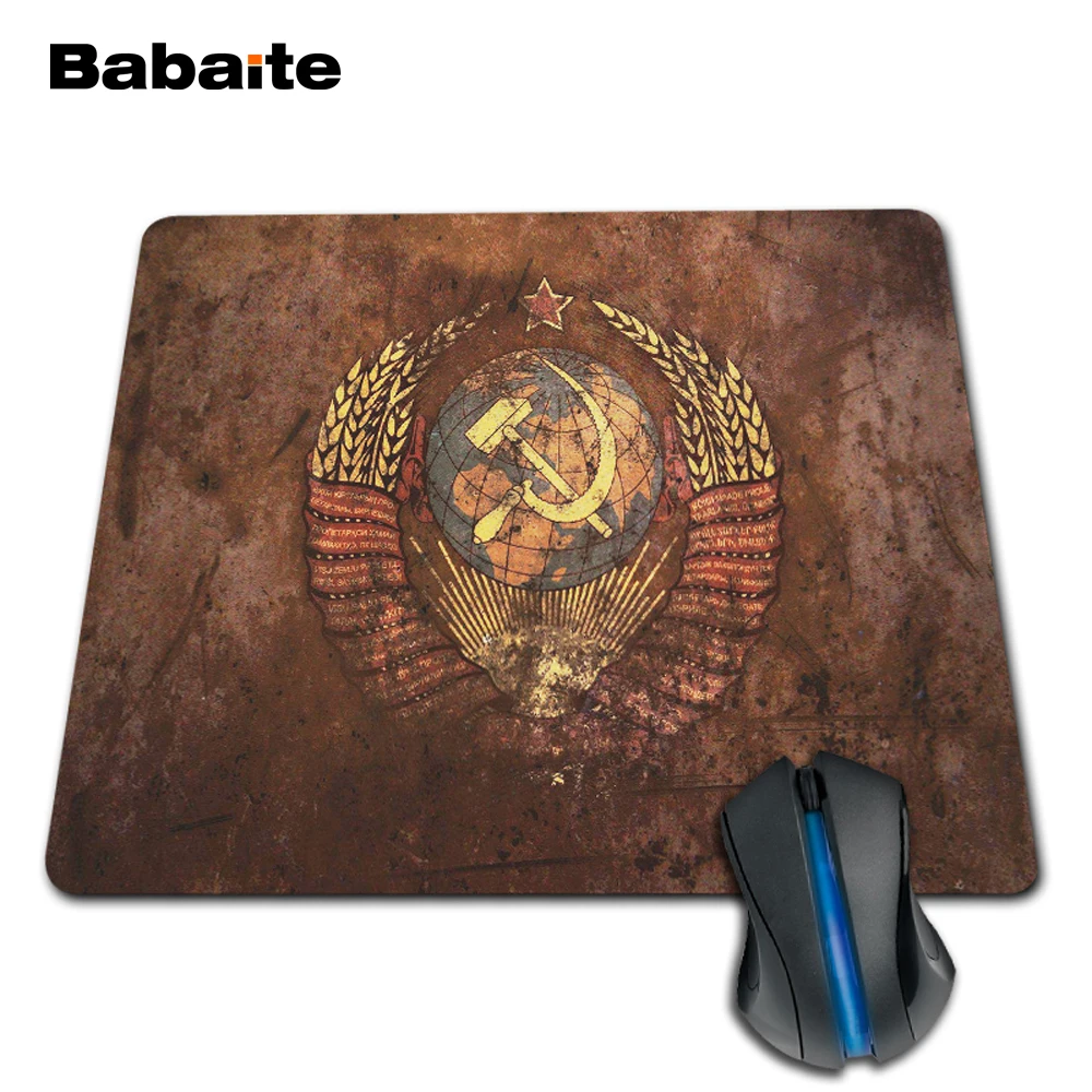 Babaite СССР Большая распродажа Нескользящий Резиновый коврик для мыши 180X220 мм X 2 мм 250X290 мм X 2 мм игровой коврик