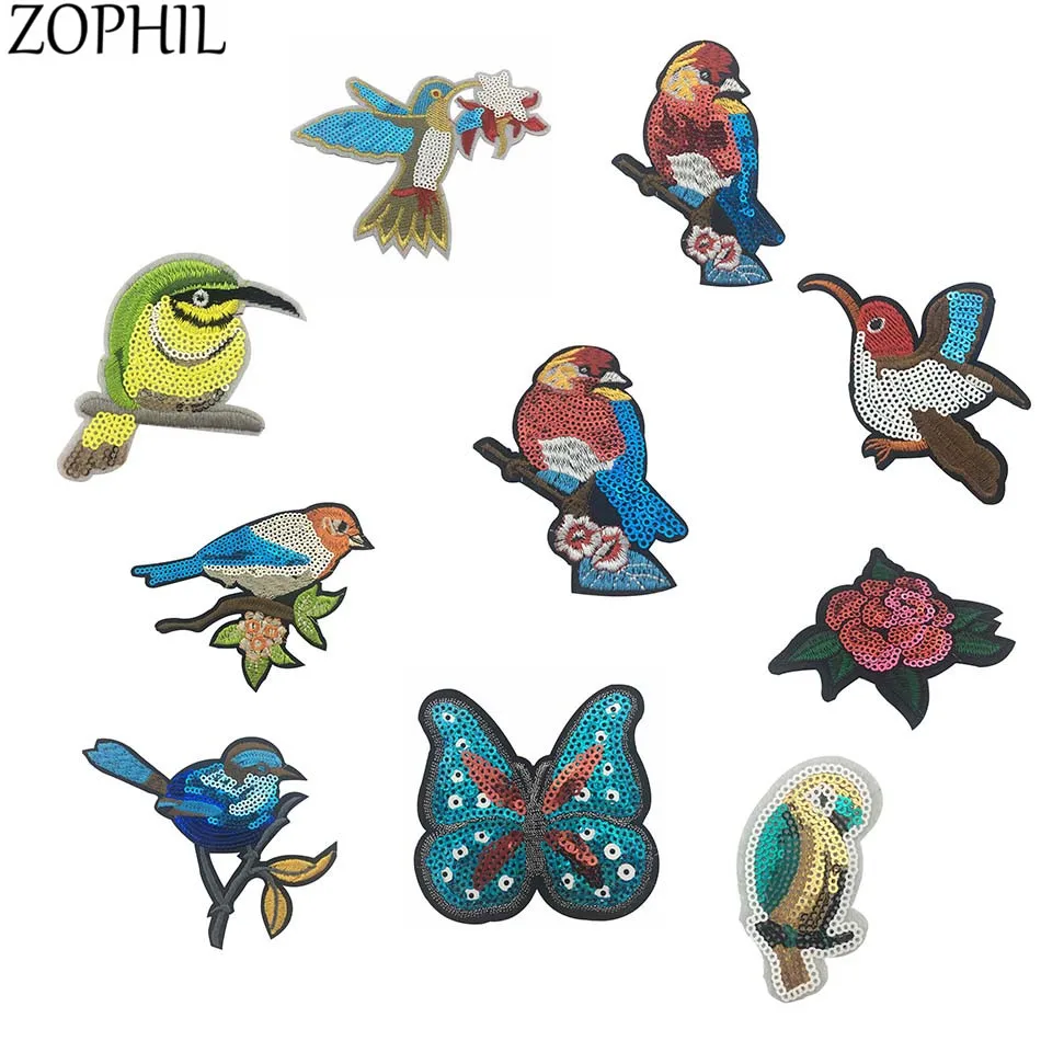 ZOPHIL модный Войлок DIY ремесло аксессуары птицы Логотип Железо На пластыри Подушка