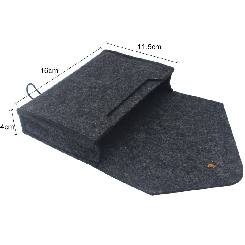 Домашняя Организация хранения Ключ Монета Пакет Мини войлочный мешок дорожный