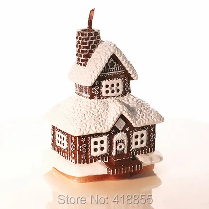 

New Year Silicone Mold New Year Christmas Candle Silica Gel Eve for Cake Decorations New Years Snow Room Handmade Christmas PRZY