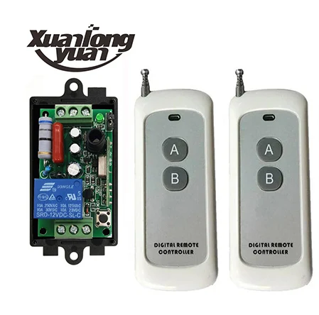 Xuanlongyuan AC220V 1CH RF беспроводной пульт дистанционного управления обучающий код