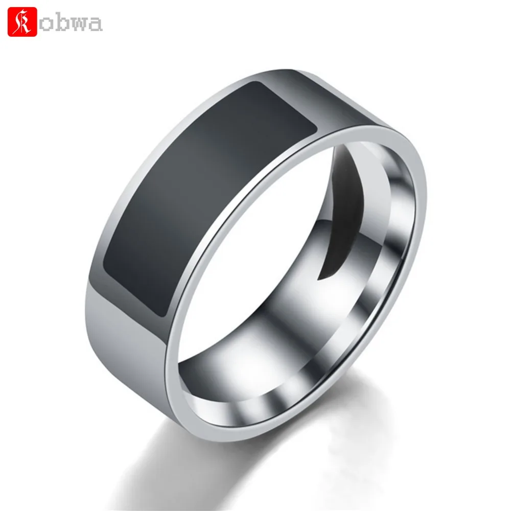 Титановое стальное умное кольцо NFC волшебные кольца многофункциональное