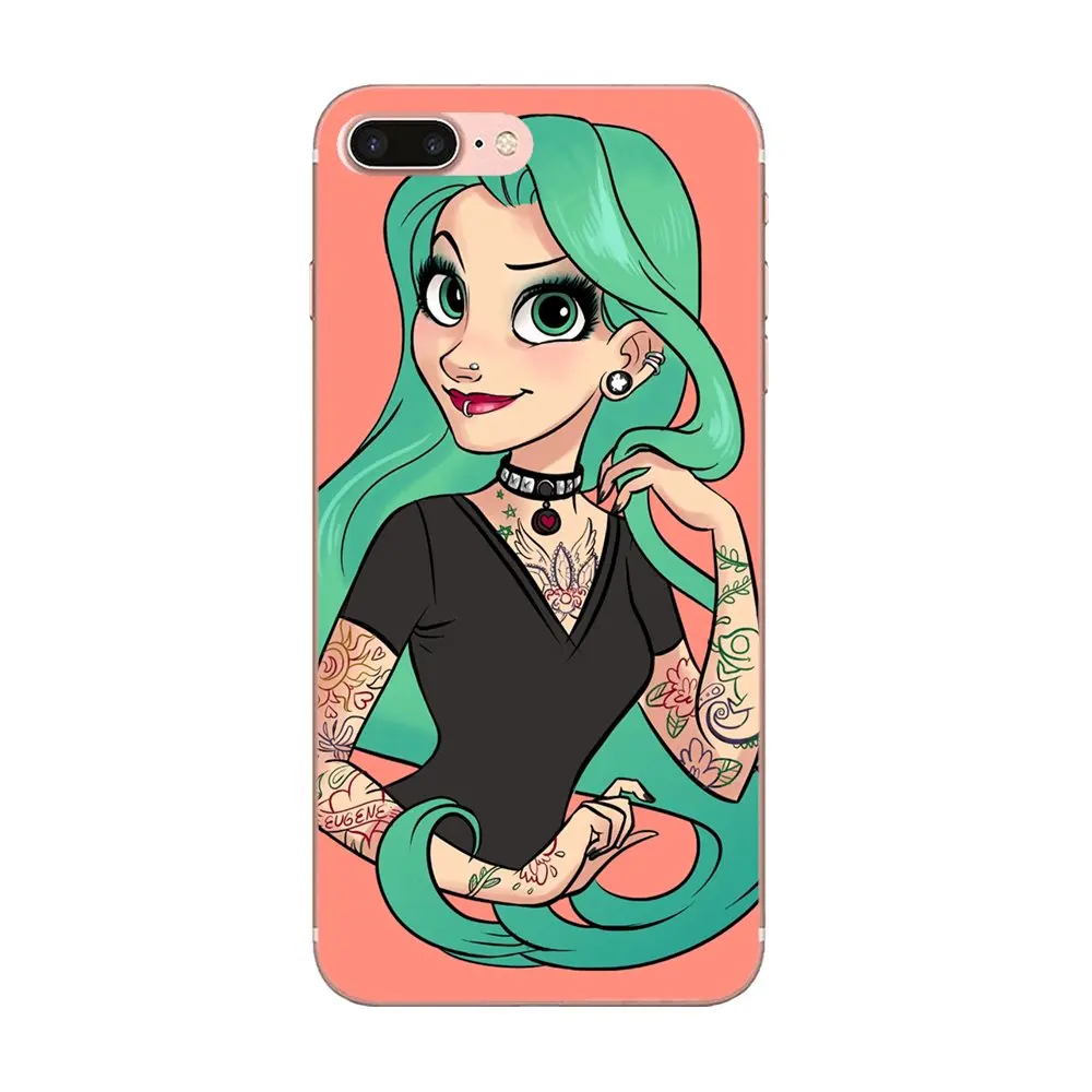 Панк Белоснежка очки модная одежда для девочек с цветочным рисунком Galaxy Alpha Core Note