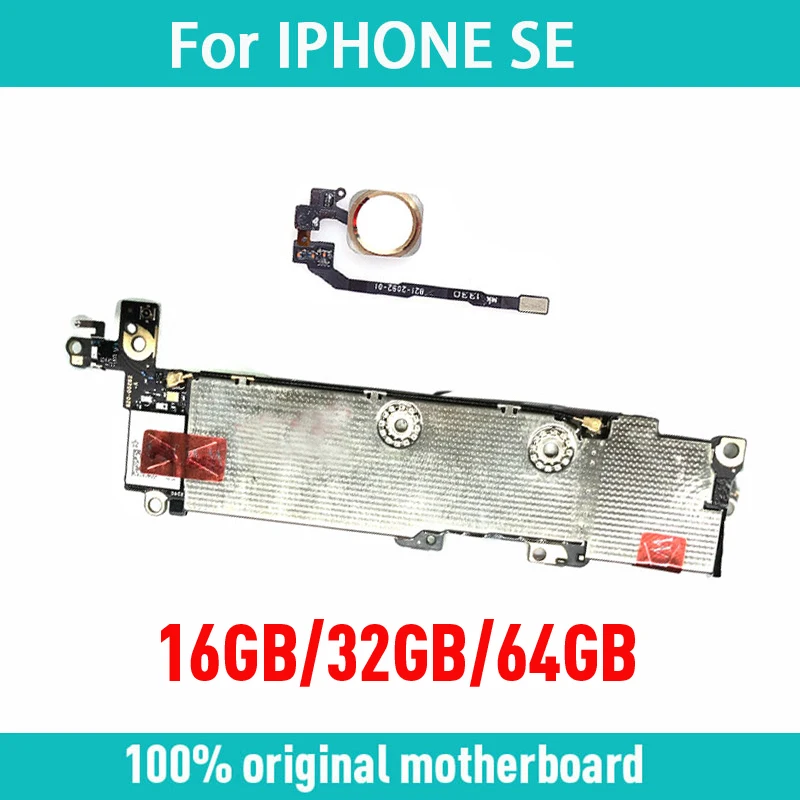 Материнская плата для iPhone SE 100% оригинал разблокированная с Touch ID золотые iphone 5SE
