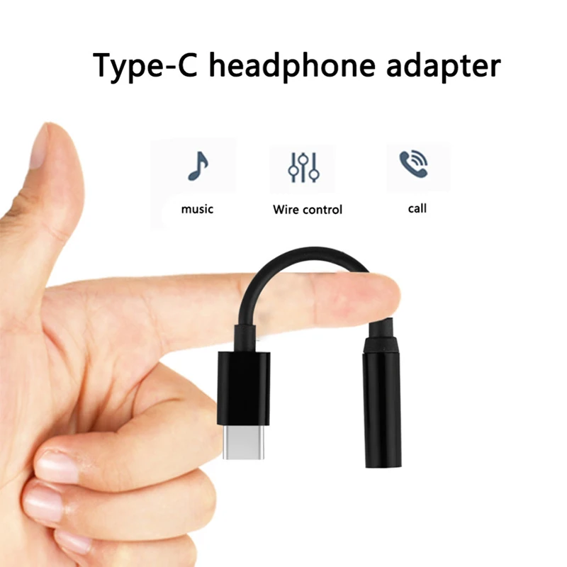 Кабель для наушников с разъемом типа C 3,5 USB C до 3,5 мм адаптер для наушников AUX для huawei P10 P20 pro Xiaomi Mi 6 8 аудио кабель