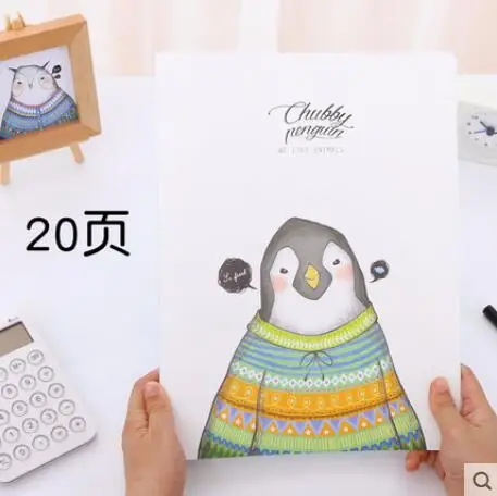 Мультфильм А4 книга данных - Цвет: Светло-зеленый
