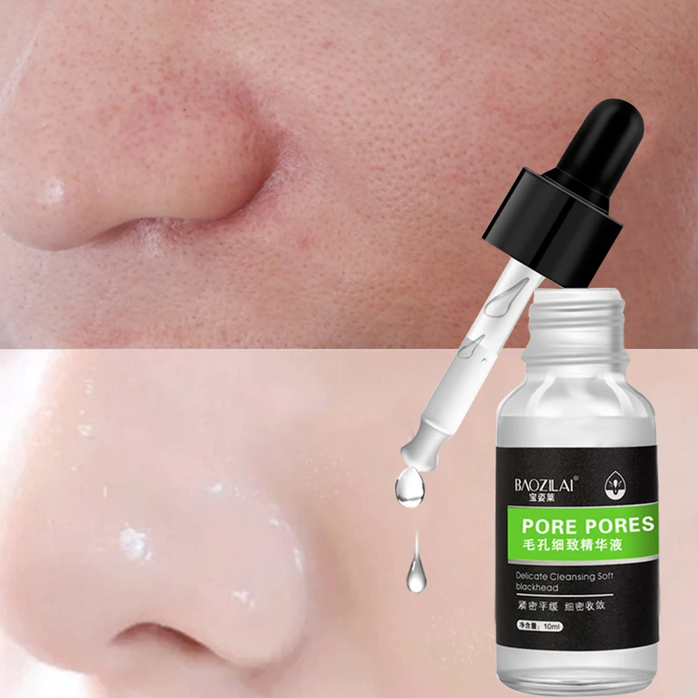 10ml Face Serum Facial Hyaluronic Shrink Pores Essence Moisturizing Skin Care Anti-Aging Anti Wrinkle Proe Essence Liquid TSLM1
