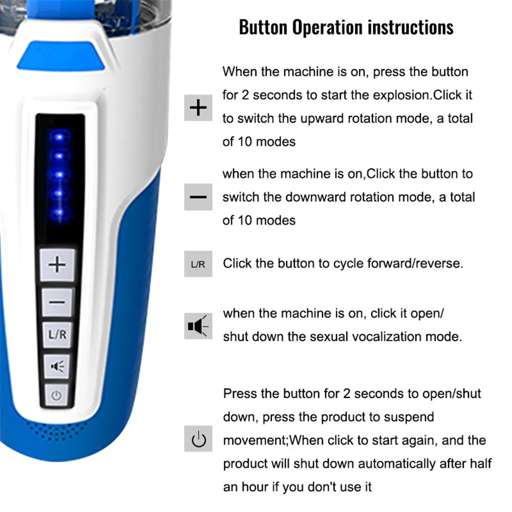 Мужской мастурбатор с автоматическим вращением электрический насос вибратор