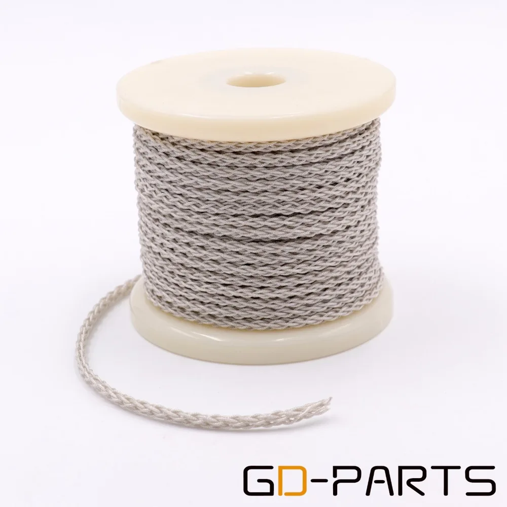 

GD-PARTS 1.2m Flexible 6N OCC Platinum Headphone Cable DIY Hifi Audio Earphone Upgrade Wire Soft PVC Single Crystal Silver Cable