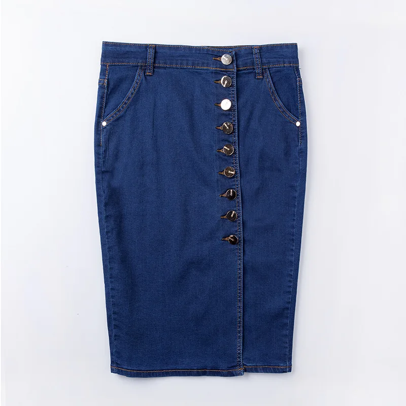 Новинка 2017 женская Юбка До Колена большого размера Женская юбка карандаш на