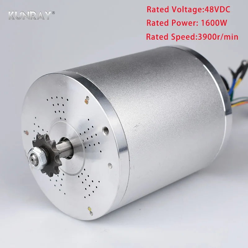 KUNRAY 48V 1500W 1600W DC бесщеточный двигатель комплект для электрического велосипеда скутера/мотоцикла из Conversion Kit с Скорость регулятор дроссельной заслонки