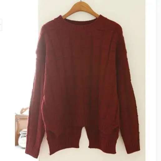 Женский свитер 2015 женский свободная одежда для отдыха открытая Женская модная