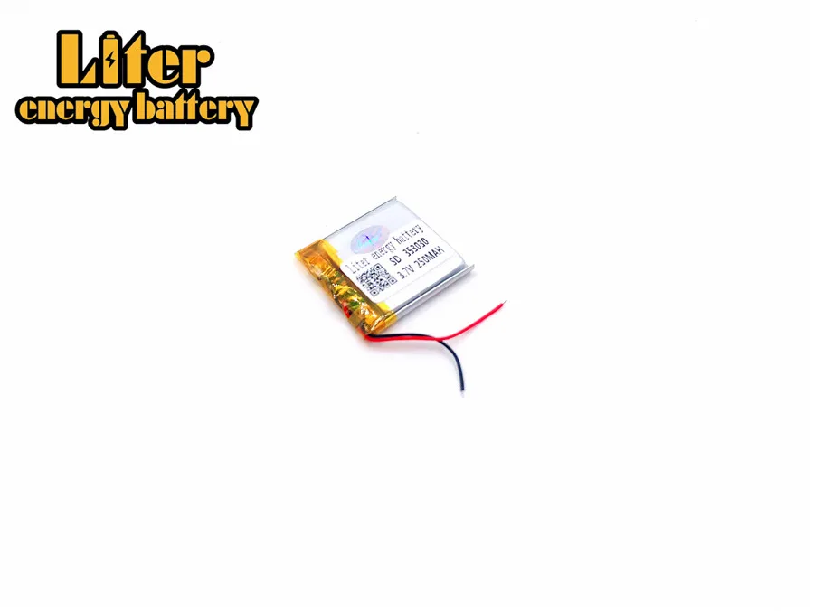 5 шт. литий полимерные аккумуляторы 333030 353030 250 мАч 3 7 в|3.7v lithium polymer battery|lithium batterypolymer