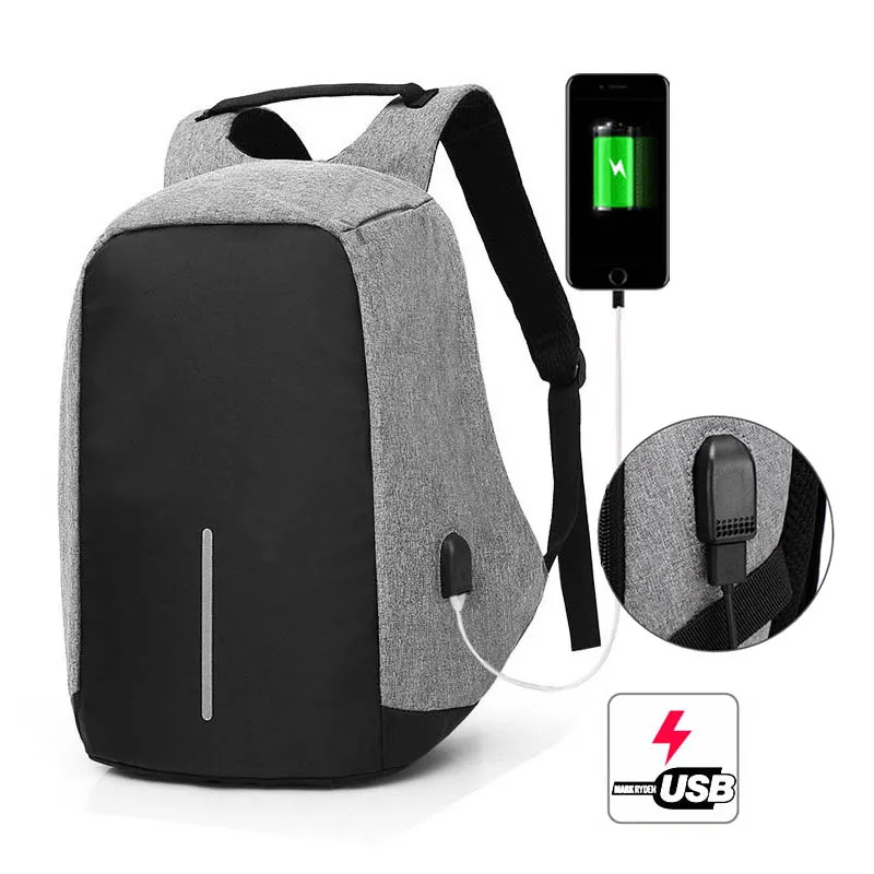 Противокражный рюкзак для ноутбука Mochila Antirrobo Мужская многофункциональная