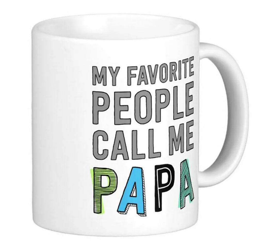 Классические кофейные кружки с надписью Call Me Papa моими любимыми людьми чайная