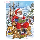DIY Алмазная картина Рождество Хэллоуин мозаика вышивка Санта-Клаус мультфильм рождество украшение дома украшения для дома F396