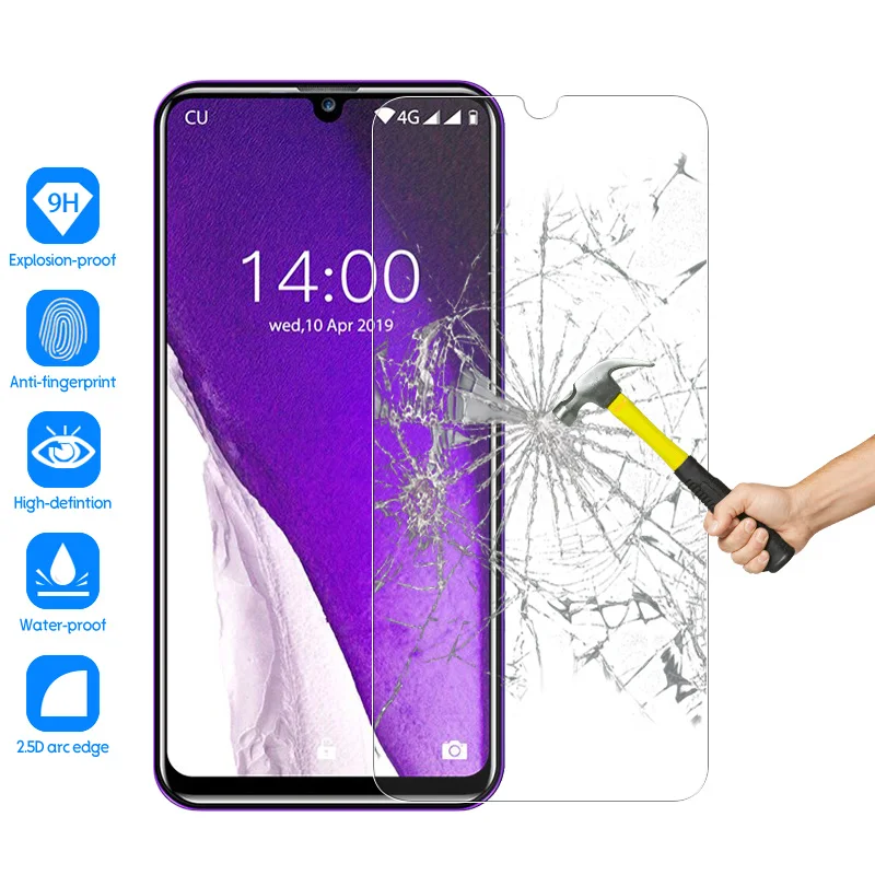 Ультратонкая Прозрачная защитная закаленная пленка для телефона Oukitel C16 Pro |