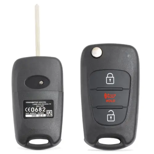 Новый обновленный складной дистанционный ключ Keyecu 315 МГц ID46 для Kia Rio 2012 2013 P/N: 95430