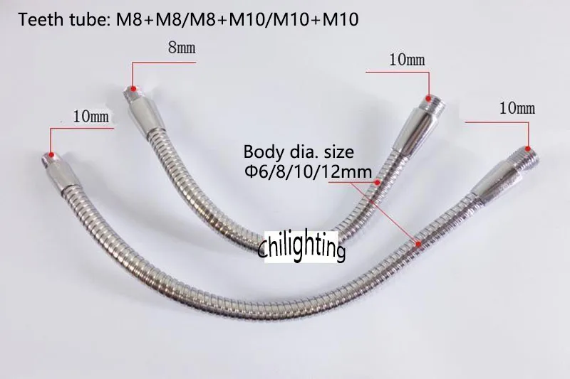 1 шт. Dia.6mm Металл Универсальный шланг изогнутая трубка зажим светодио дный
